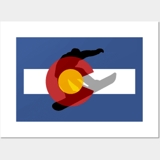 Colorado Snowboarder Posters and Art